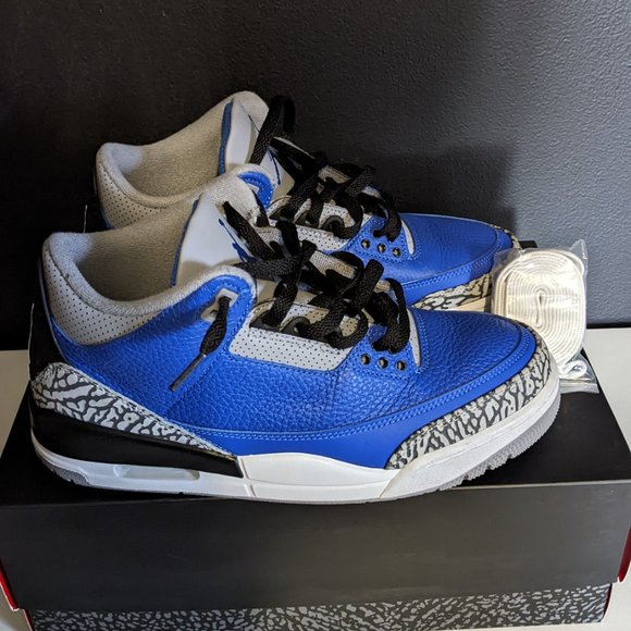 Mens Air Jordan 3 Retro - Picture 12 of 12